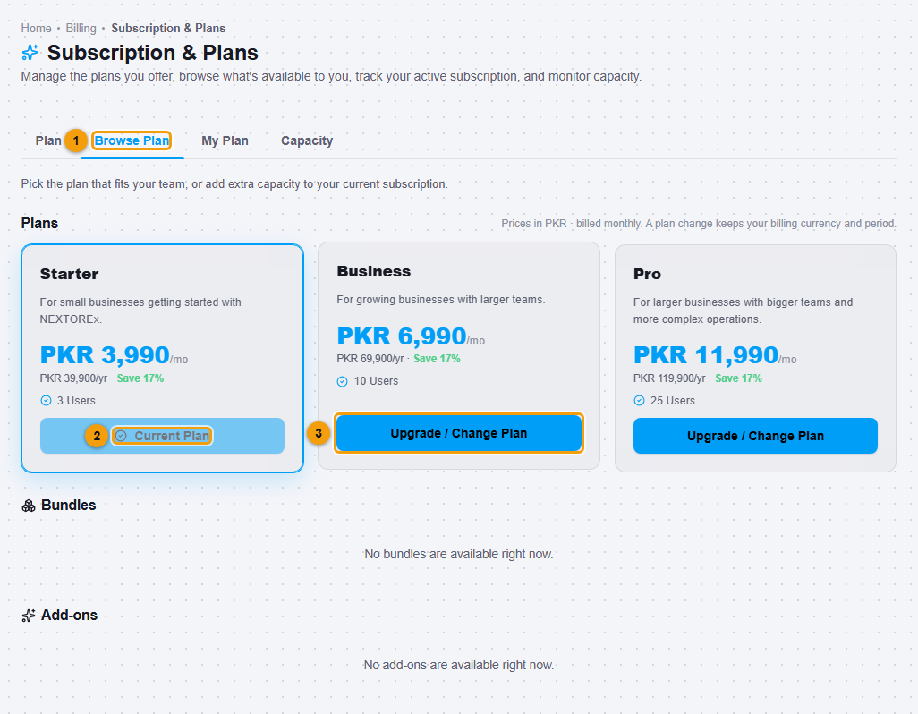 Browse Plan